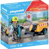 Playmobil Act!on Heros 71752 Bouwvakker met beitel