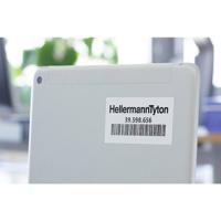 HellermannTyton 596-12157 TAG66TD1-1210-WH-1210-WH Etiket voor laserbedrukking - thumbnail