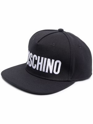 Moschino casquette à logo imprimé - Noir