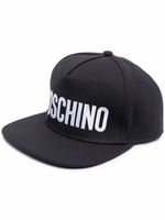 Moschino casquette à logo imprimé - Noir