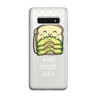 Avo Good Day: Samsung Galaxy S10 4G Transparant Hoesje