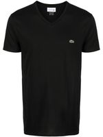 Lacoste t-shirt à patch logo - Noir - thumbnail