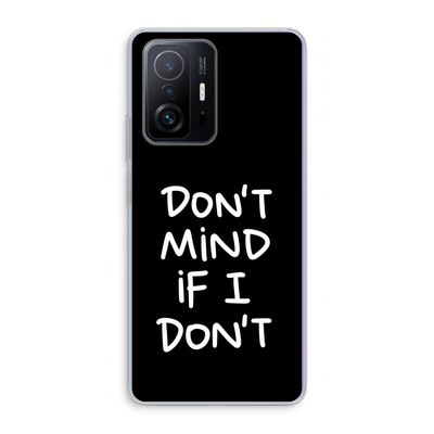 Don't Mind: Xiaomi 11T Pro Transparant Hoesje