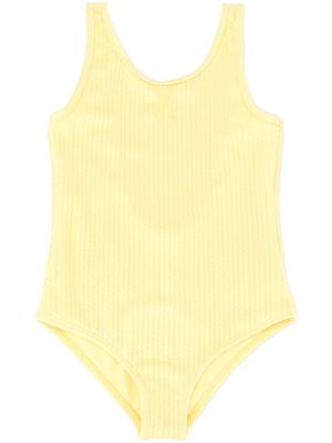 Duskii Girl maillot de bain Amelie texturé - Jaune