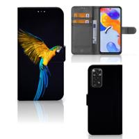 Xiaomi Redmi Note 11 Pro 5G/4G | Telefoonhoesje | Met pasjeshouder | Papegaai