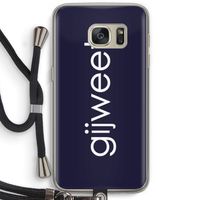 Gijweet: Samsung Galaxy S7 Transparant Hoesje met koord
