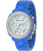 Horlogeband Michael Kors MK5121 Kunststof/Plastic Blauw 20mm