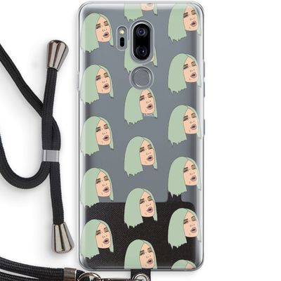 King Kylie: LG G7 Thinq Transparant Hoesje met koord