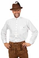 Tiroler blouse man wit - thumbnail