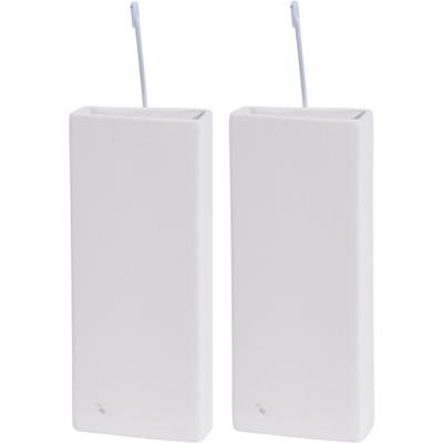 Waterverdamper radiator - 2x - wit - 20 cm - dolomiet - luchtbevochtiger