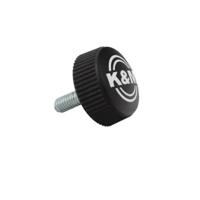 K&M Gekartelde knopbout M6 x 21 voor statieven en accessoires