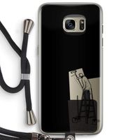 Musketon Painter: Samsung Galaxy S7 Edge Transparant Hoesje met koord
