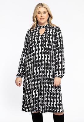 Yoek Jurk cut-out BETA | Zwart | Maat 58/60