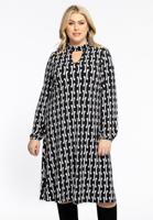 Yoek Jurk cut-out BETA | Zwart | Maat 58/60