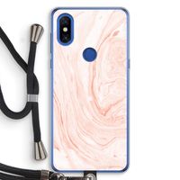 Peach bath: Xiaomi Mi Mix 3 Transparant Hoesje met koord