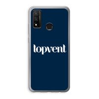 Topvent Navy: Huawei P Smart (2020) Transparant Hoesje