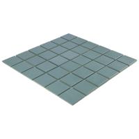 The Mosaic Factory Patterns Mozaïektegel - 4.8x4.8cm - wand en vloertegel - mat - camo green SM48550