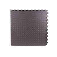 Benson Puzzelmat - 4x stuks - foam - grijs - vloertegels - 60 cm