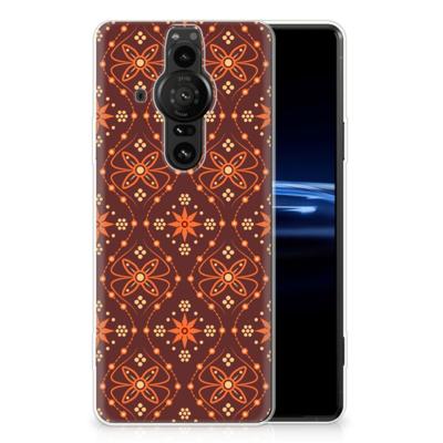 Sony Xperia Pro-I | TPU bumper | Batik Brown