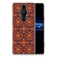 Sony Xperia Pro-I | TPU bumper | Batik Brown