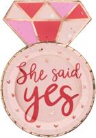 Ringborden 'She Said Yes' (6st) Ringborden 'She Said Yes' (6st)