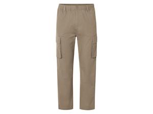 LIVERGY Heren cargobroek (Beige, S)