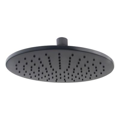 Hoofddouche Wiesbaden UniMatch Caral | 25 cm | Rond | Zwart mat