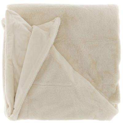 Plaid Klaas 150x200cm dove white - Unique living