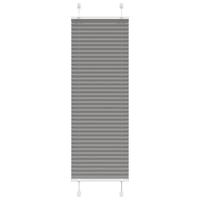 VidaXL Plissé rolgordijn 50x150 cm stofbreedte 49,4 cm antraciet