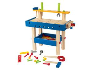 Playtive Houten make-uptafel, werkbank of winkelwagentje (Werkbank)