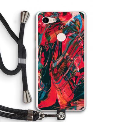 Endless Descent: Pixel 3 XL Transparant Hoesje met koord