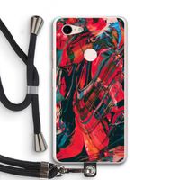 Endless Descent: Pixel 3 XL Transparant Hoesje met koord