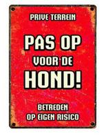 Plenty Gifts waakbord blik pas op voor de hond