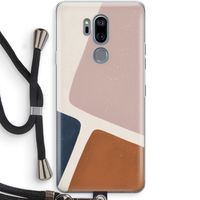Geo #2: LG G7 Thinq Transparant Hoesje met koord