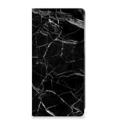 Samsung Galaxy S25 Plus | Standcase | Marmer Zwart - Origineel Cadeau Vader