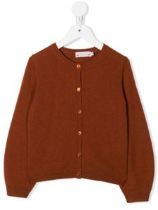 Bonpoint cardigan à boutonnière - Orange