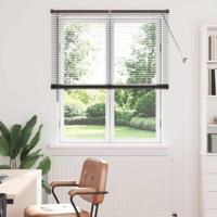 VidaXL Venetiaanse jaloezieën zwart 175 x 110 cm aluminium