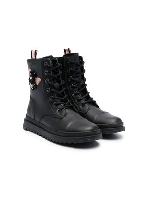 Geox Kids bottines Gillyjaw à ornements - Noir