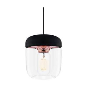 Umage Acorn hanglamp zwart met copper - met koordset zwart - Ø 14 cm