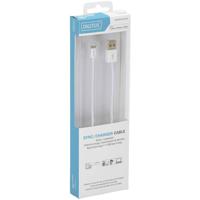 Digitus Apple iPad/iPhone/iPod Aansluitkabel [1x USB, USB-A 2.0 stekker - 1x Apple dock-stekker Lightning] 1.00 m Wit