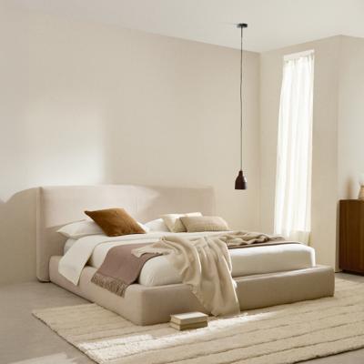 Kave Home Bed 'Blok' 160 x 200cm, kleur Beige