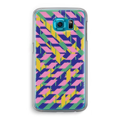 Skew Blush 1: Samsung Galaxy S6 Transparant Hoesje