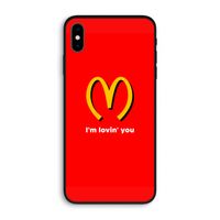 I'm lovin' you: iPhone XS Max Biologisch afbreekbaar hoesje