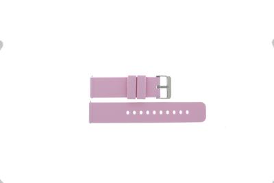 Horlogeband Universeel JD417.13 Silicoon Roze 20mm