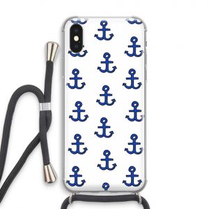 Ankers: iPhone XS Transparant Hoesje met koord