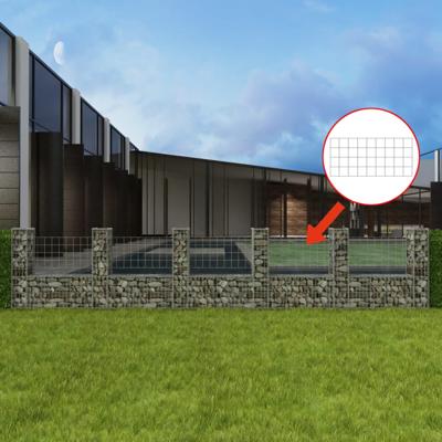 Gabion mand U-vormig 570x20x100 cm staal
