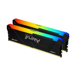 Kingston FURY 32 GB DDR4-3200 Kit werkgeheugen KF432C16BB12AK2/32, Beast RGB, XMP