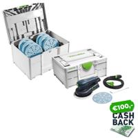 Festool ETS EC 150/5 EQ-SYS GR Excenterschuurmachine + SYS-STF D150 GR-Set in Systainer - 578272