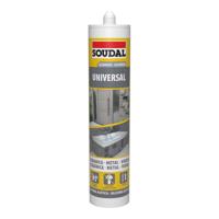 Siliconen Soudal 115924 Universeel Zilverkleurig 280 ml