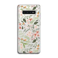 Sweet little flowers: Samsung Galaxy S10 4G Transparant Hoesje